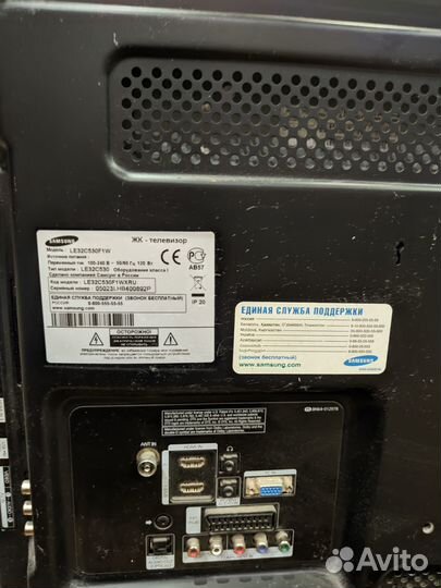 Телевизор samsung le32c530f1w