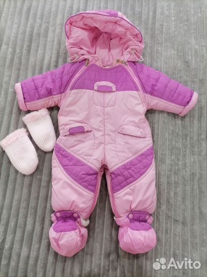 Зимний комбинезон для девочки