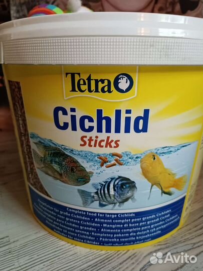 Корм для рыб. Палочки для цихлид