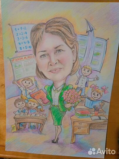 Плакаты, шаржи и портреты по фото на любую тему