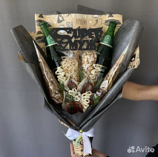 Съедобные букеты для мужчин и женщин