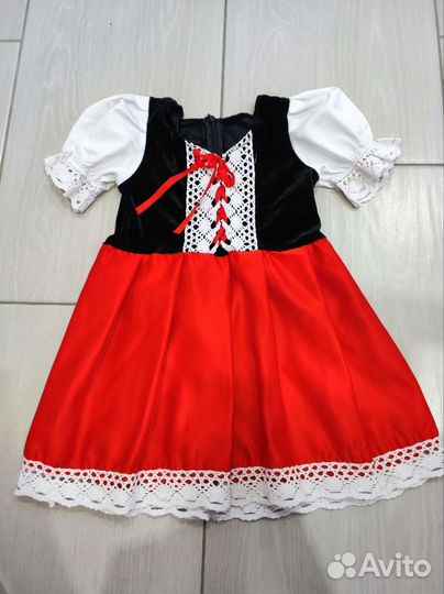 Костюм новогодний Красная шапочка