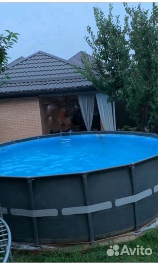 Каркасный бассейн intex ultra frame