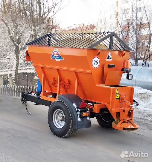 Пескоразбрасыватель Полуприцепной прр