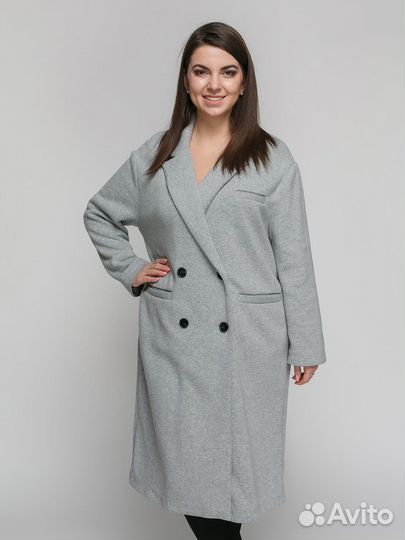 Пальто трикотажное zara