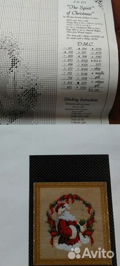 Lavender & lace Christmas. схемы для вышивания