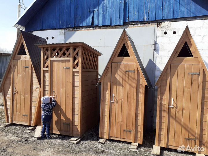 Продаем деревянные туалеты, души для вашей дачи