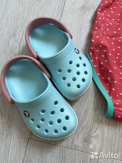 Купальник и сабо Crocs c5 c6