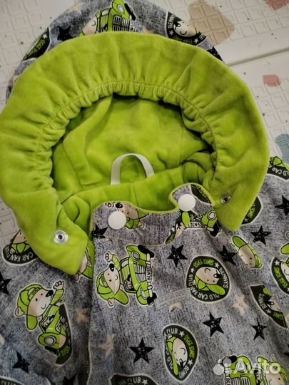 Комбинезон демисезонный kerry 74 + пинетки