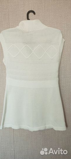 Кардиган женский безрукавка вязаная 46