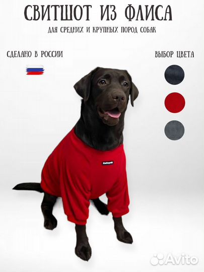 Свитшот для собак. Размер 55