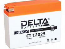 Аккумулятор Delta CT 12025 (YT4B-BS)