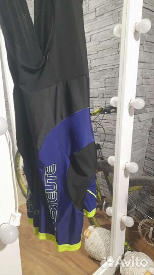 Велошорты с памперсом на лямках