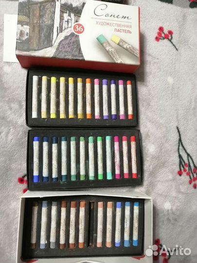Пастель художественная сухая