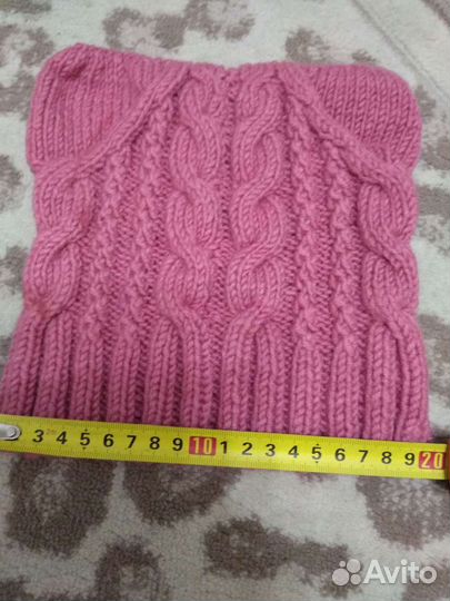 Комплект шапка и снуд