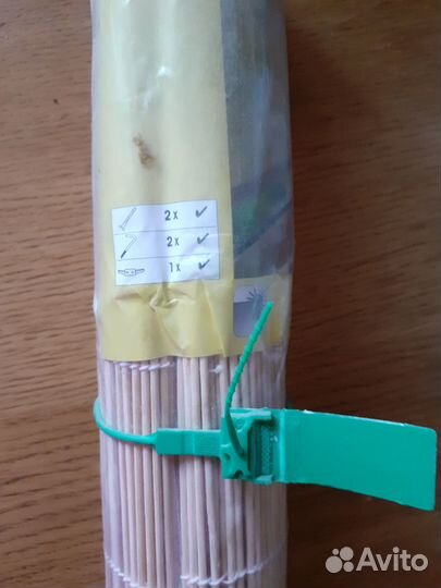 Рулонные шторы бамбук новая 70х160см