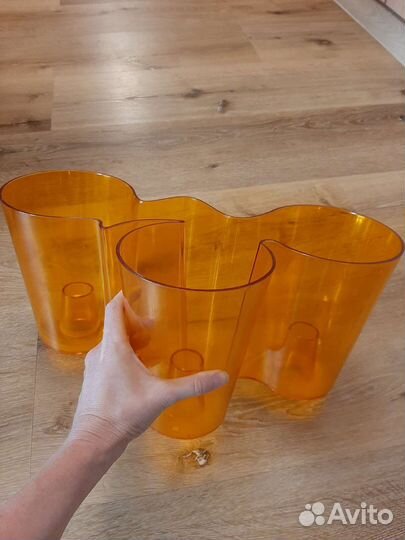 Тройное кашпо для орхидей