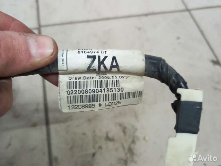 Проводка передней правой двери Опель Астра Н