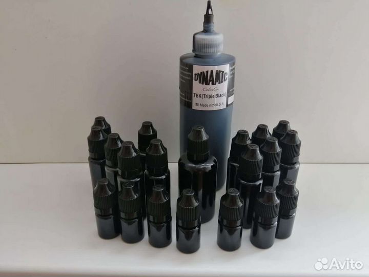 TBK dynamic чёрная краска для тату