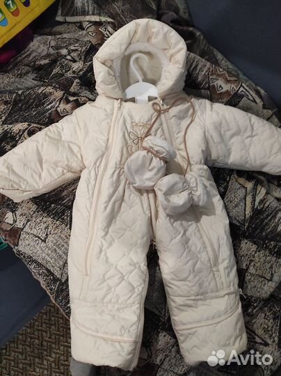 Зимний комбинезон трансформер 74-80