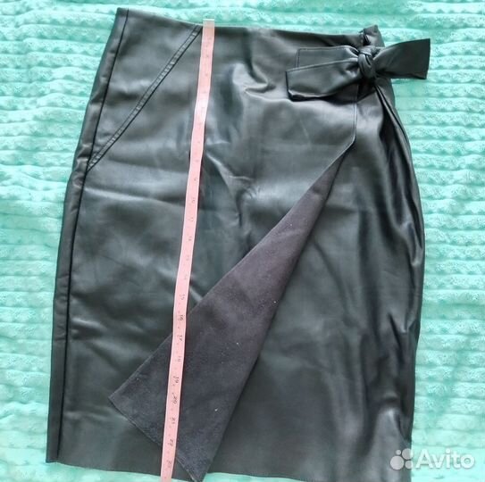 Кожаная юбка натуральная 44 46