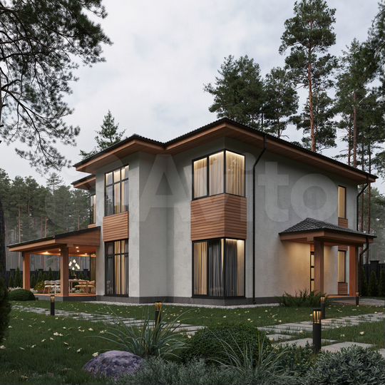 Дом 212,4 м² на участке 14,2 сот.