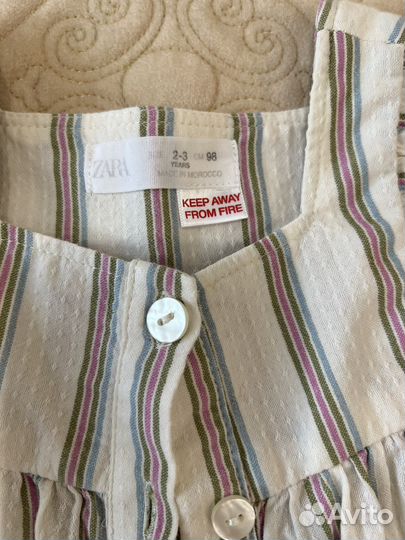 Брюки Zara 110 блузка Zara 98