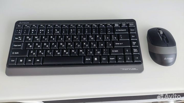 Беспроводные Клавиатура мышь A4tech Fstyler FG1110