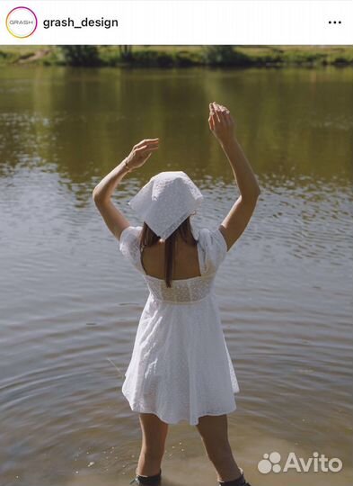 Новая хлопковая косынка Grash