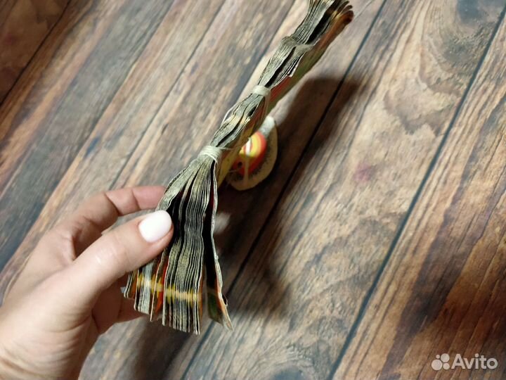 Новогодняя рождественская бумажная гирлянда СССР