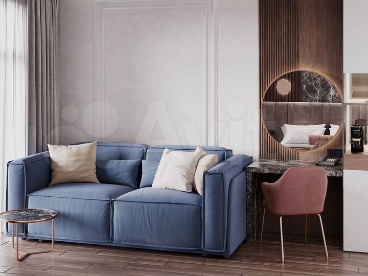 2-к. апартаменты, 56,3 м², 4/10 эт.