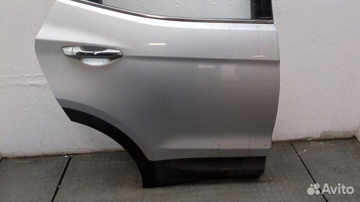 Дверь боковая правая задняя Hyundai Santa Fe, 2014