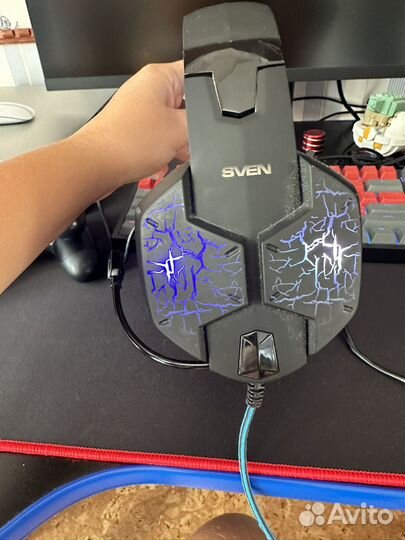 Проводные игровые наушники sven