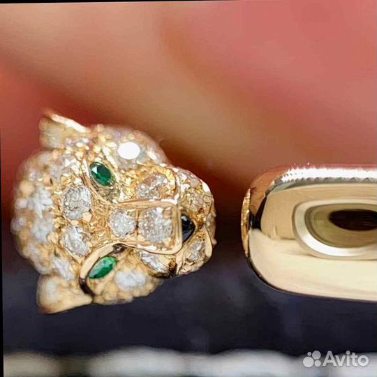 Кольцо panthère de cartier 0,77ct