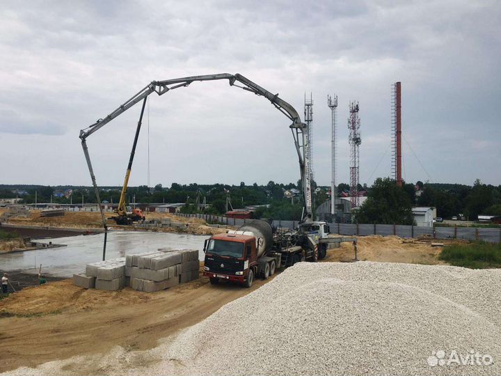 Бетон, раствор доставка