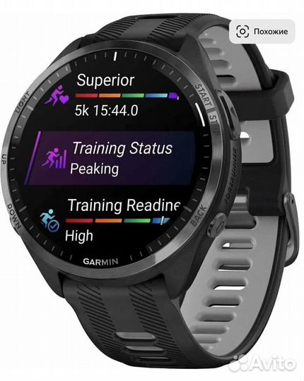 Наручные часы Garmin forerunner 965 черные