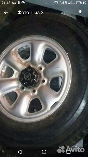 Колеса 215/80Р-16 на Тайота Лендкруйзер 70