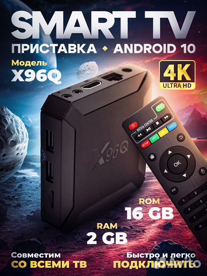 SMART tv приставка x96 4k