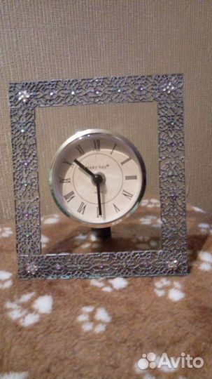 Часы настольные каминные стиль хайтек