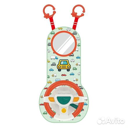 Huanger Игрушка развивающая Музыкальный руль,навес