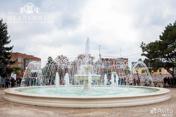 Сухой фонтан / Интерьерный фонтан