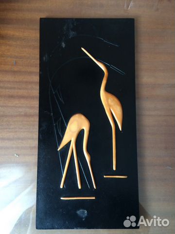 Настенное панно цапли