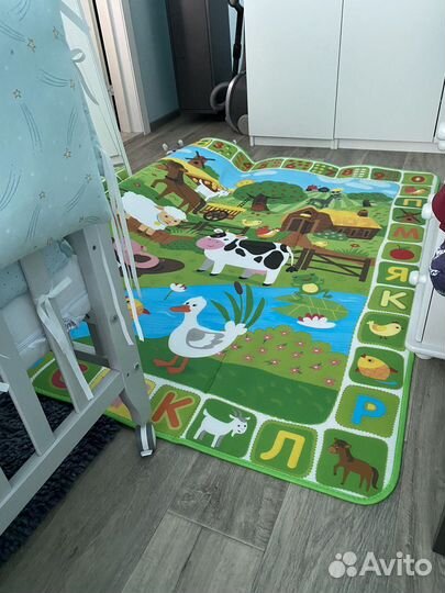 Детский коврик для ползания складной