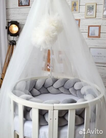 Бортик косичка