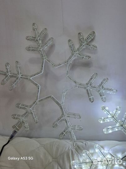 Фигура снежинка светодиодная