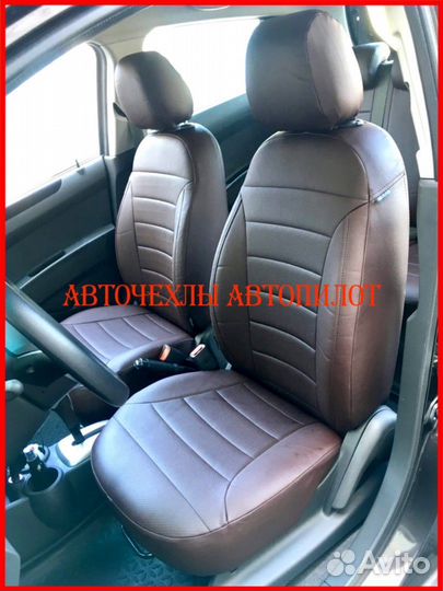 Чехлы Автопилот Chevrolet Spark из экокожи