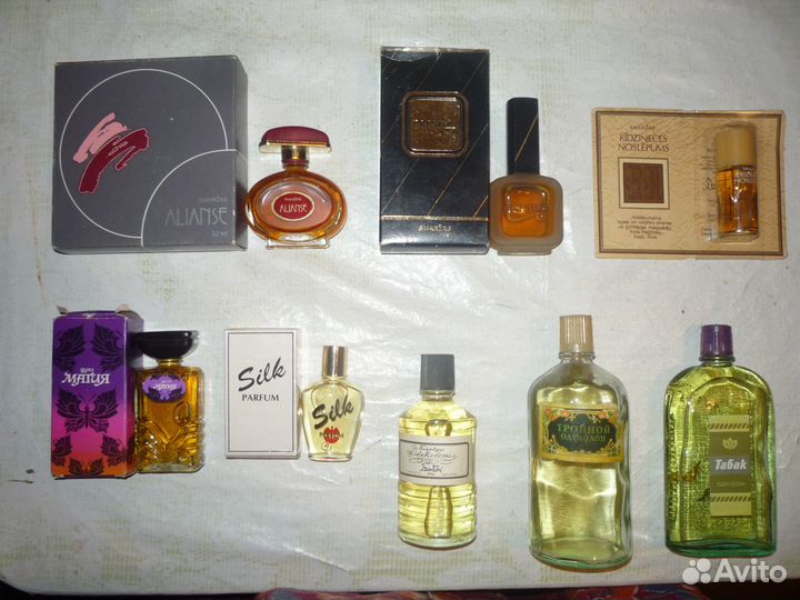 Духи СССР - 5 видов, одеколоны СССР - 3 вида