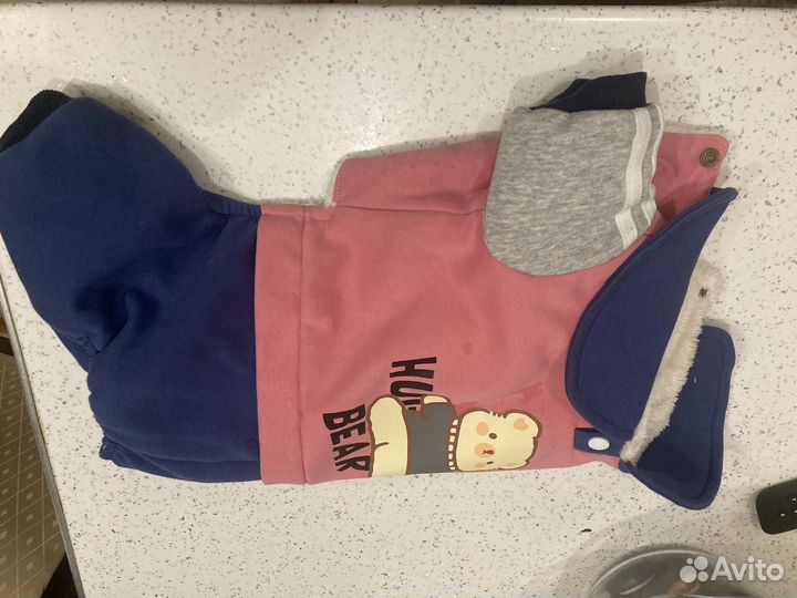 Теплый костюм на собаку