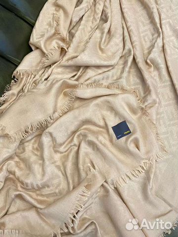 Платок шаль fendi италия кашемир/шелк