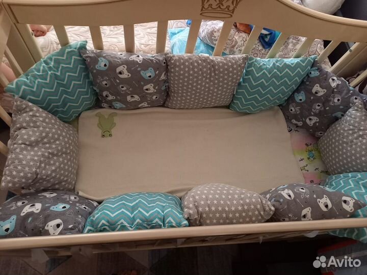 Бортики в детскую кроватку